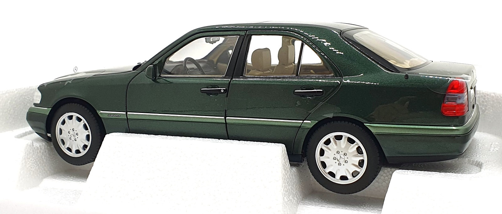 Norev 1/18 Scale Diecast 183372 - 1993 Mercedes- Benz C-Class - Met. Green