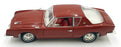 Signature 1/18 Scale Diecast 15126L - 1963 Studebaker Avanti - Met Red
