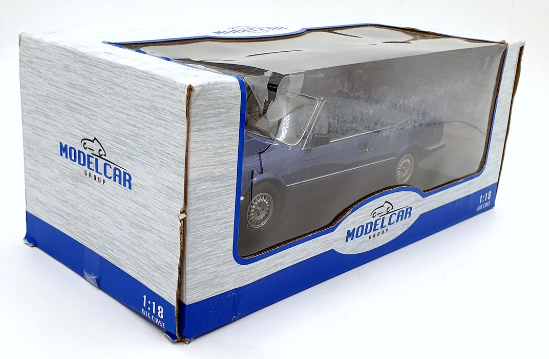 Model Car Group 1/18 Scale MCG18381 - BMW 3-Series E30 Convertible - Blue