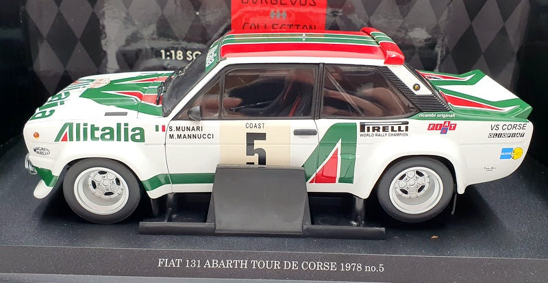Kyosho 1/18 Scale Diecast 08371C - Fiat Abarth - #5 Tour De Cosa 1978