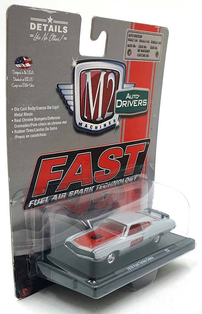 Castline M2 Machines 1/64 Scale R48 - 1970 Ford Torino Cobra - Silver