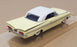 Vitesse 1/43 Scale 391 - 1960 Chevrolet Impala Closed Cabrio - Yellow/White