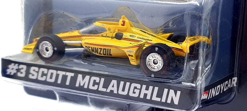 Greenlight 1/64 Scale 11564 NTT Indycar Series #3 S. McLaughlin - Blue/Yellow
