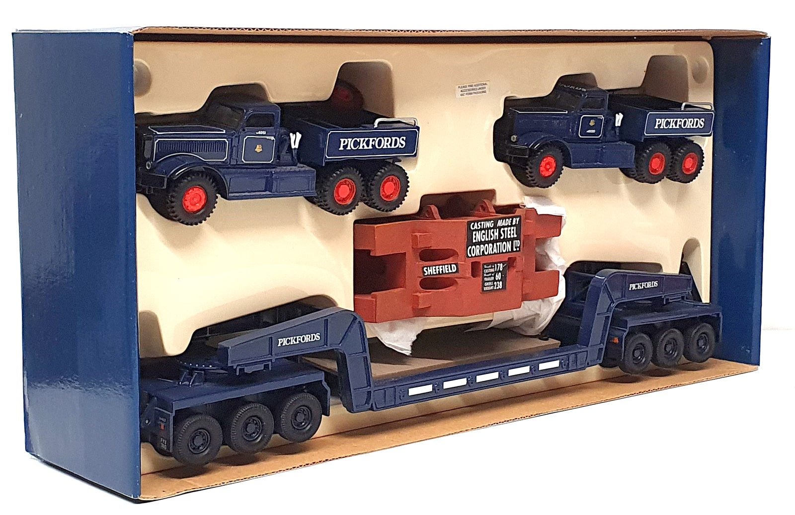 Corgi 1/50 Scale 55201 Diamond T Ballast Girder Trailer & Load Pickfords - Blue