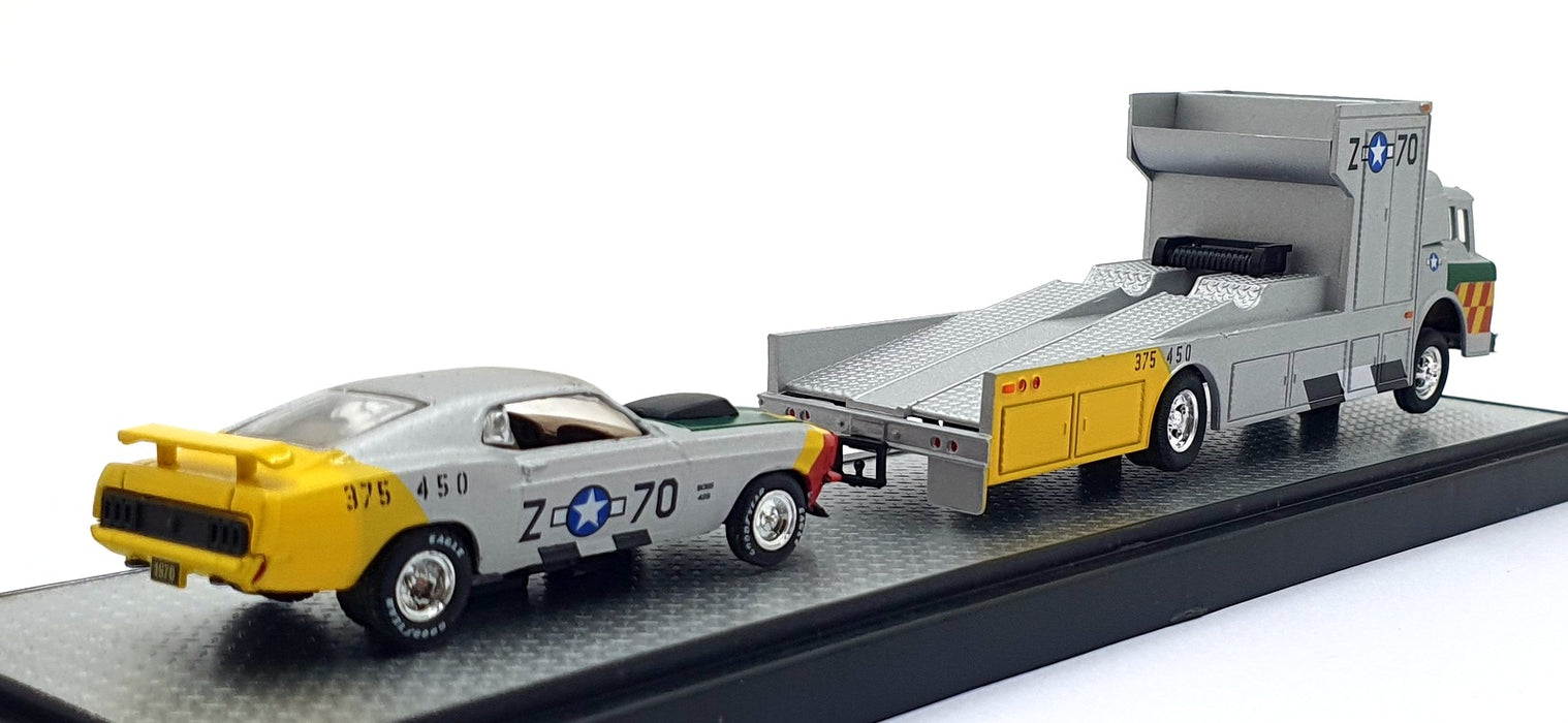 Castline M2 Machines 1/64 Scale R48 - 1970 Ford C-950 & Mustang BOSS 429 Silver