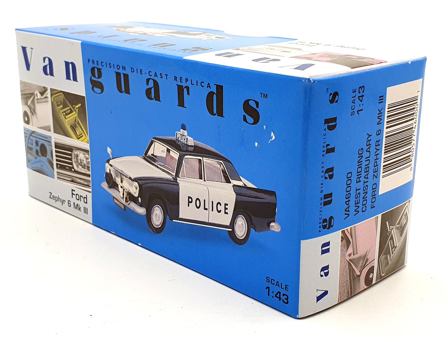 Vanguards 1/43 Scale VA46000 - 1962 Ford Zephyr 6 Mk3 - W. Riding Constabulary