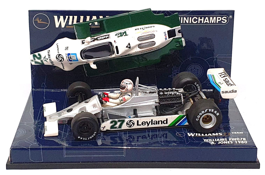 Minichamps 1/43 Scale 430 800027 - F1 Williams FW07B A. Jones 1980
