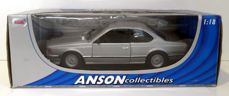 Anson 1/18 Scale Diecast 30404 - BMW 635 CSi - Silver