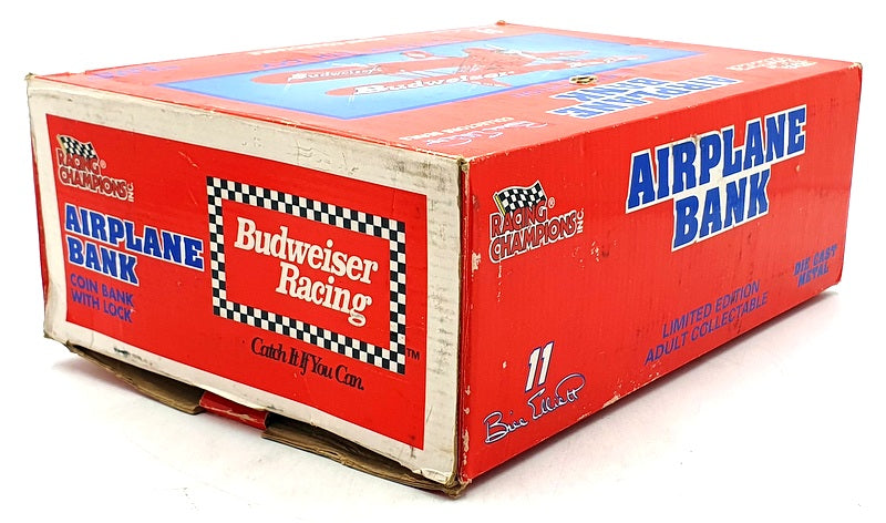 Racing Champions Approx 28cm Wingspan 00382 - Budweiser Biplane #11 Bill Elliot