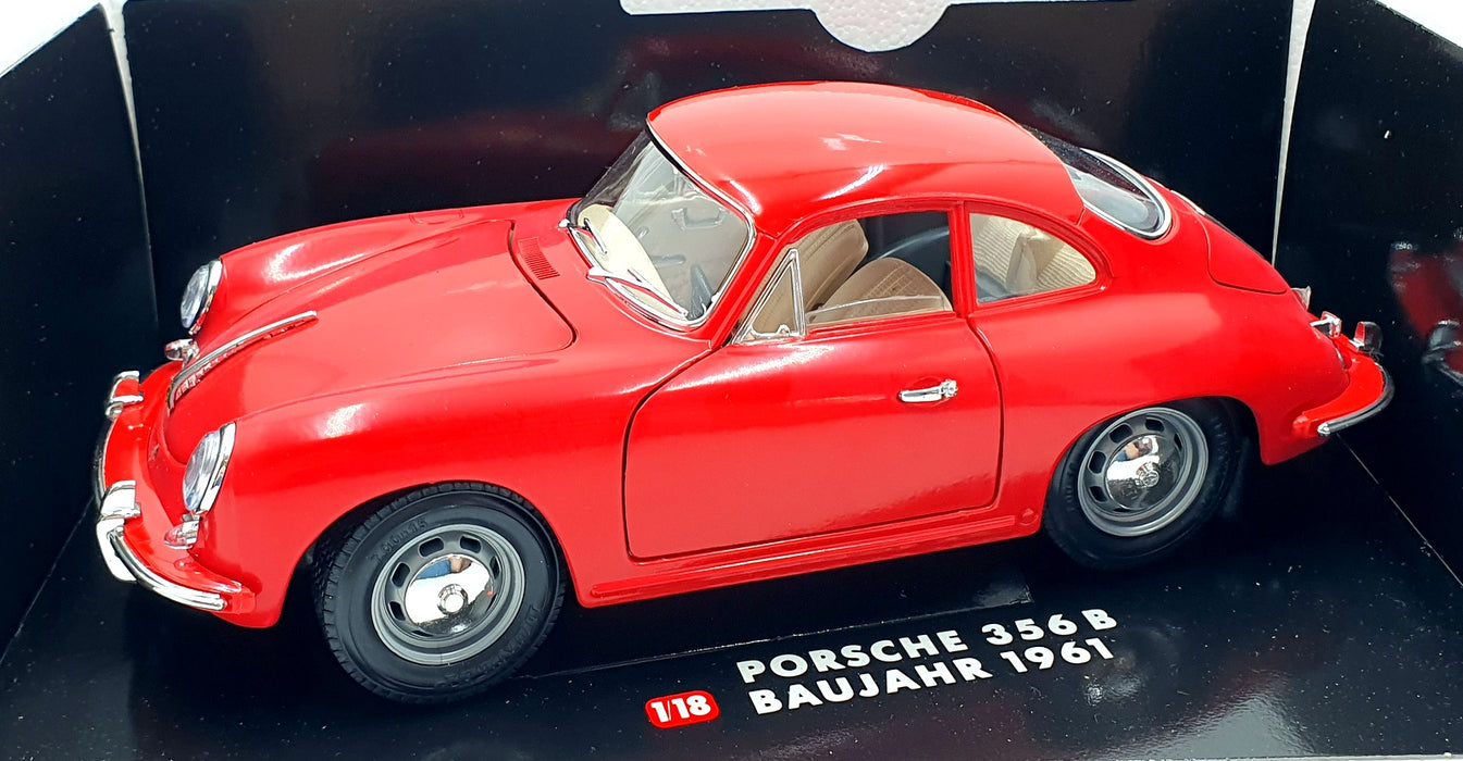 Tchibo Burago 1/18 Scale Diecast 35790 - Porsche 356B 1961 - Red