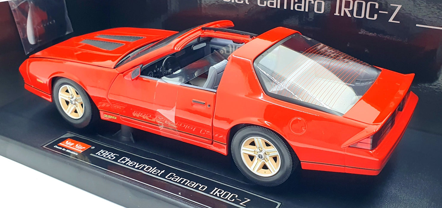 Sun Star 1/18 Scale 1946 - 1985 Chevrolet Camaro IROC-Z - Red