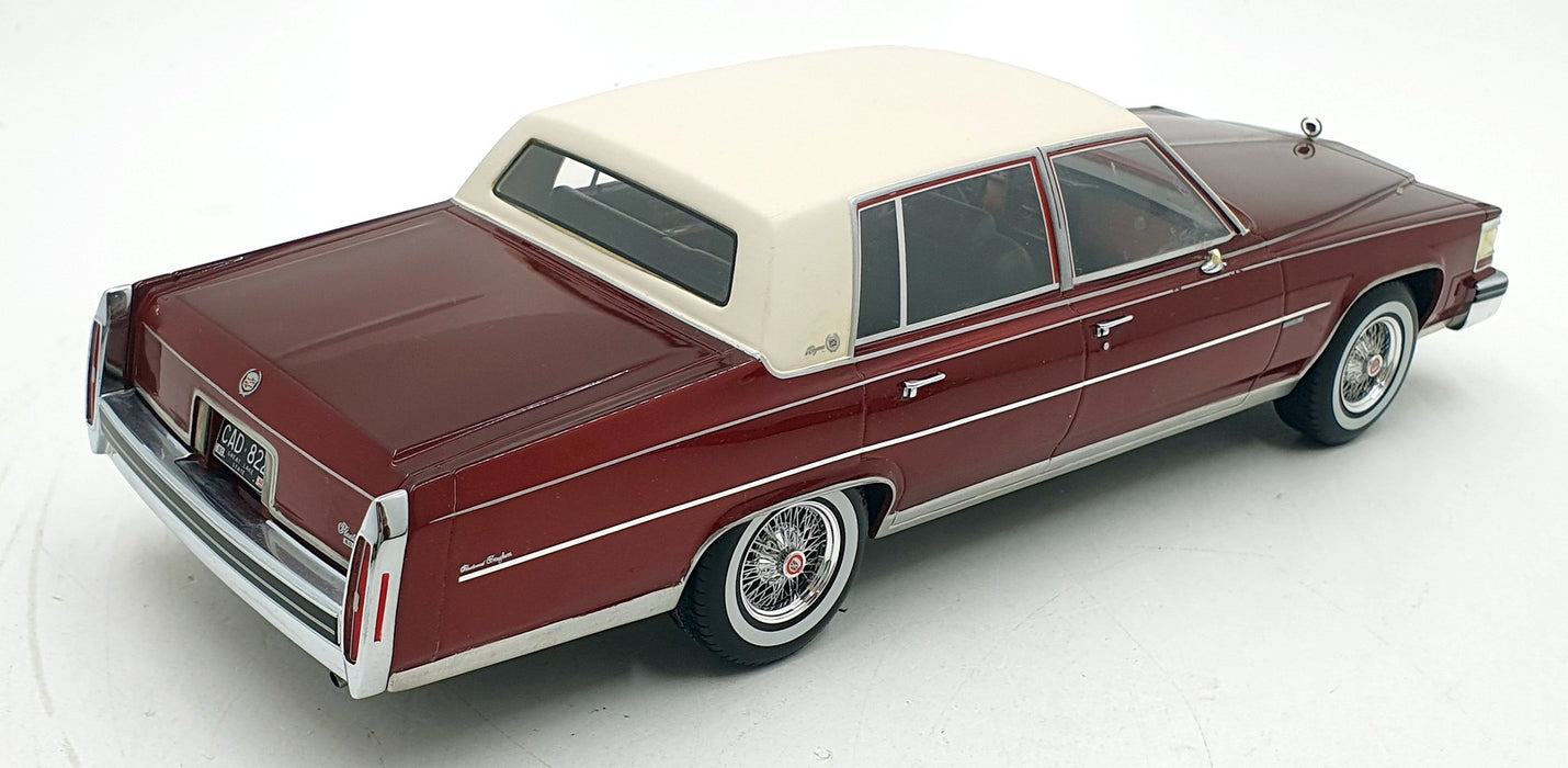 BOS Models 1/18 Scale Resin BOS132 - Cadillac Fleetwood Brougham Metallic red