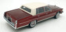 BOS Models 1/18 Scale Resin BOS132 - Cadillac Fleetwood Brougham Metallic red