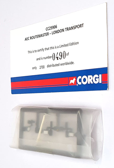 Corgi 1/50 Scale CC25906 - AEC Routemaster London Transport Rt. 9 - Red