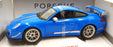 Burago 1/18 Scale Diecast 18-11036 - Porsche 911 GT3 RS 4.0 - Blue