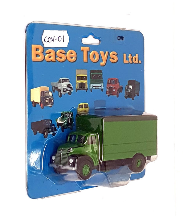 Base Toys 1/76 Scale Diecast COV-01 - Leyland Comet Box Van - Green