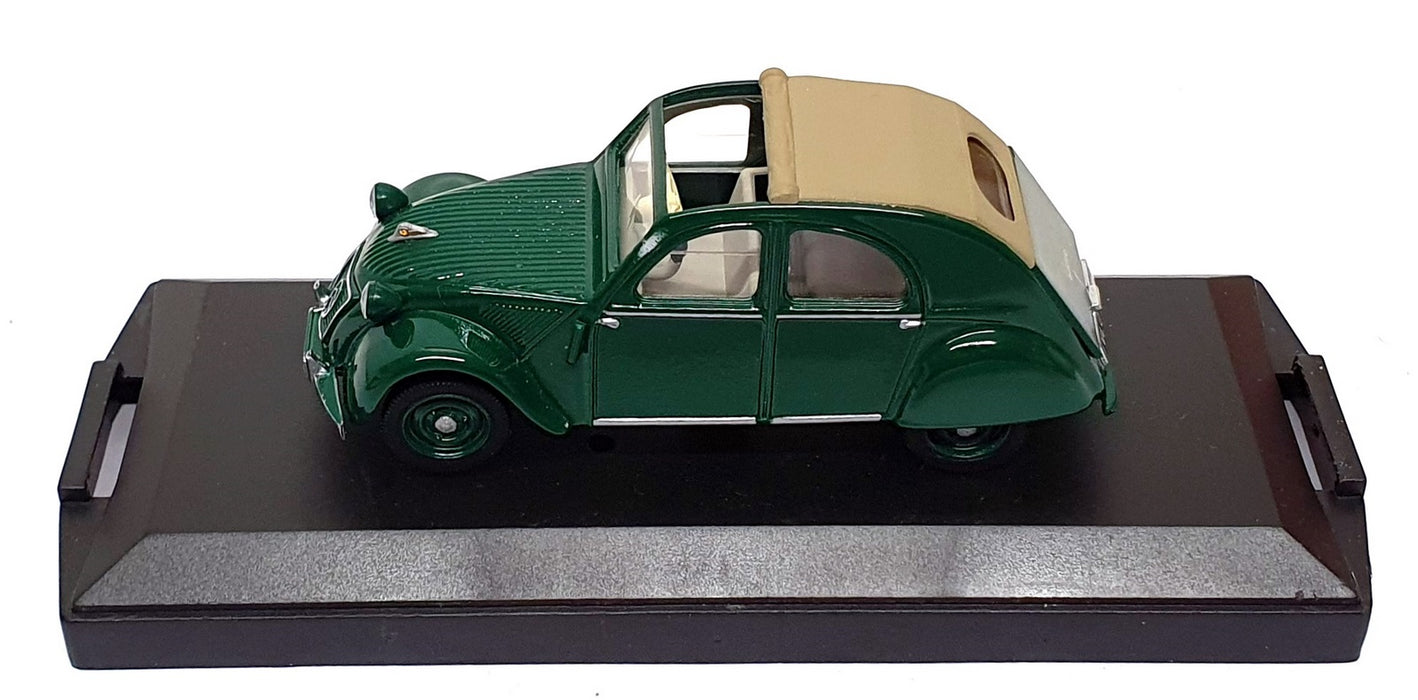 Vitesse 1/43 Scale L084B - 1953-54 Citroen 2cv England Open Roof - Green