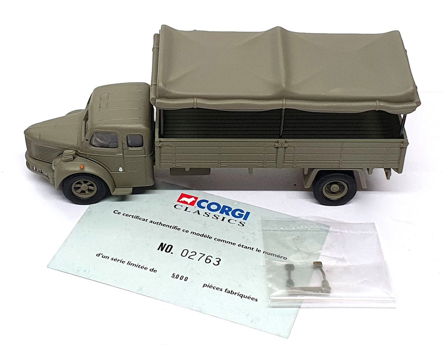 Corgi 1/50 Scale Diecast 73801 - Berliet GLR8 Covered Military Vehicle - Green