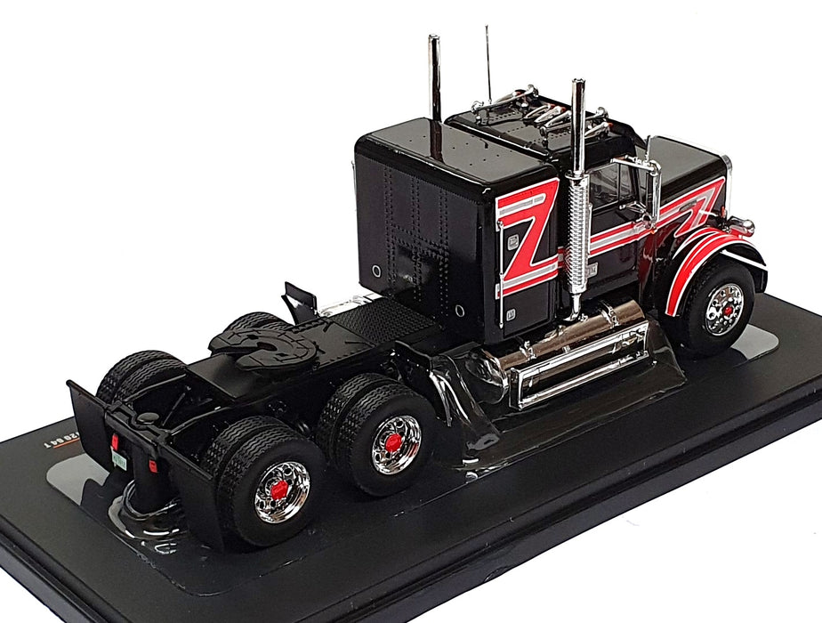 Ixo 1/43 Scale TR218.22 - 1977 Freightliner FLC 120 64 T Truck - Black/Red