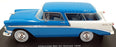 KK Scale 1/18 Scale KKDC181292 - 1956 Chevrolet Bel Air Nomad - Blue