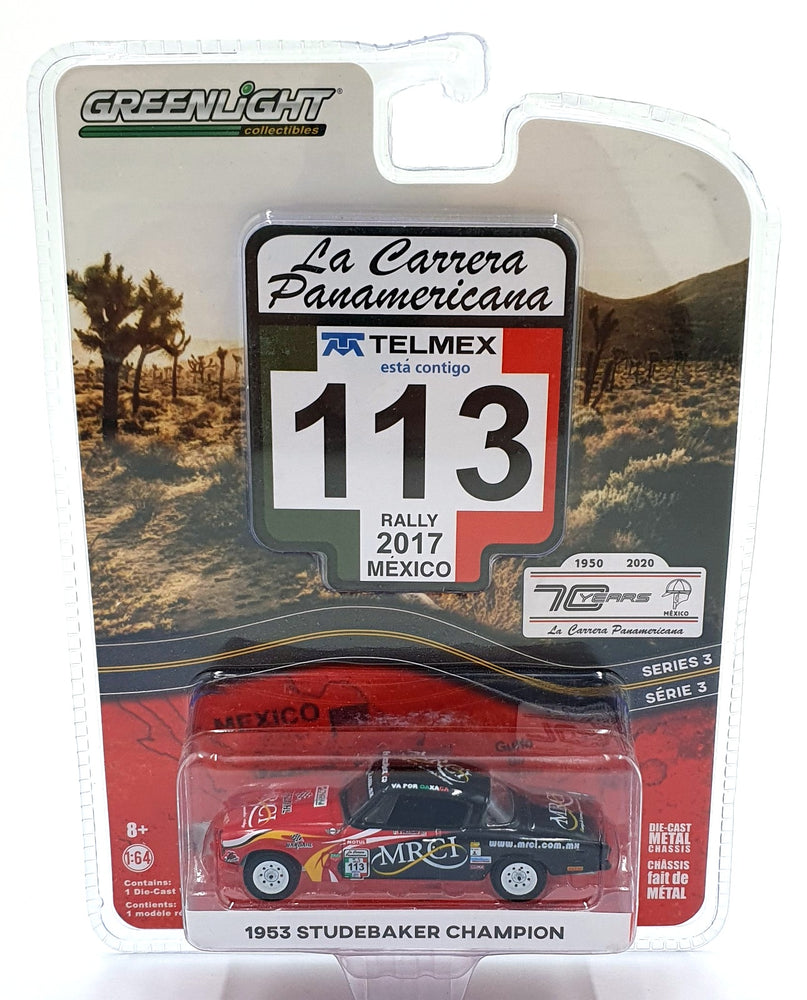 Greenlight 1/64 Scale 13280-A - 1953 Studebaker Champion #13 Mexico