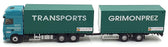 Eligor 1/43 Scale 116355 - 2017 DAF XF MY Camion Remorque Transports Grimonprez