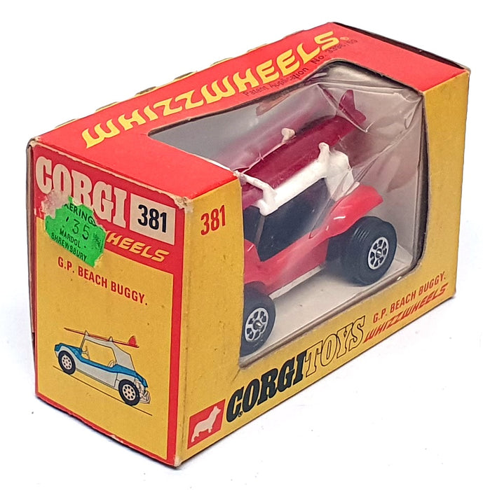Corgi Toys Original Diecast 381 - G.P. Beach Buggy - Red