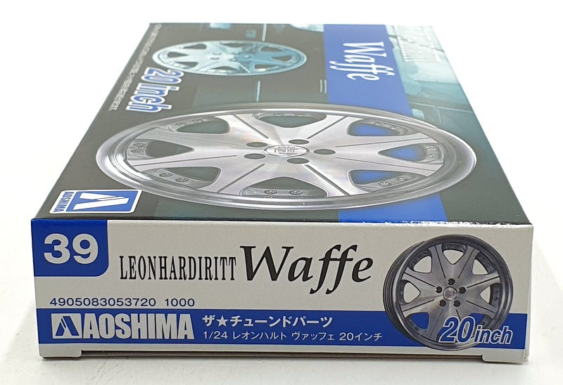Aoshima 1/24 Scale Four Wheel Set 53720 - Leonhardiritt Waffle 20 Inch