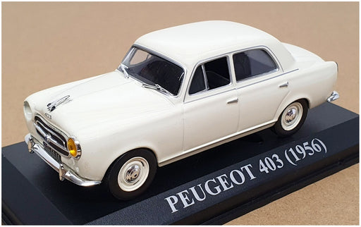 Altaya 1/43 Scale Diecast AY01W - 1956 Peugeot 403 - White