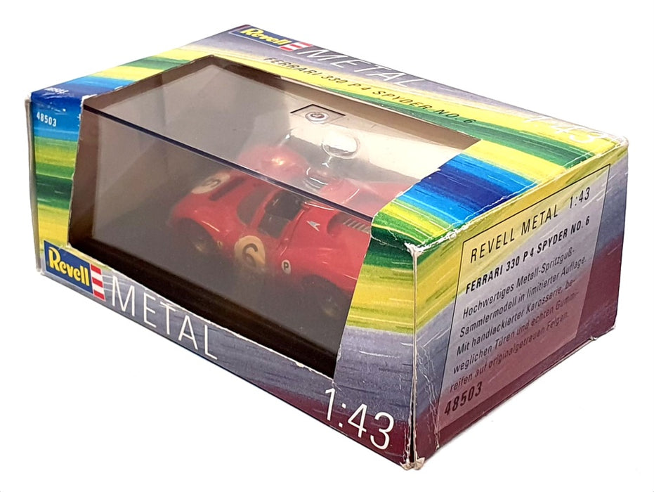 Revell 1/43 Scale Diecast 48503 - Ferrari 330 P4 Spyder #6 - Red
