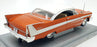 Ertl 1/18 Scale Diecast 33937 - 1958 Plymouth Belvedere - Orange/White
