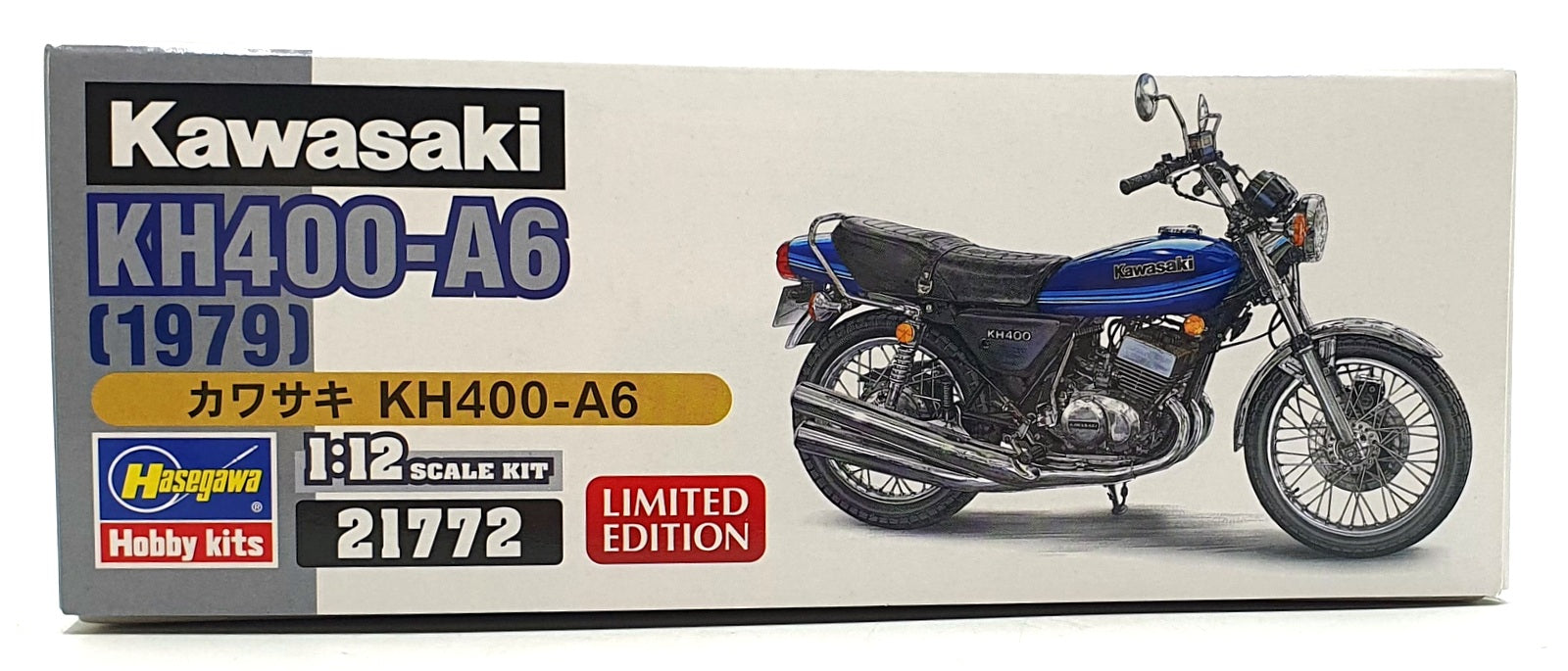 Hasegawa Kits 1/12 Scale 21772 - 1979 Kawasaki KH400-A6 - Blue