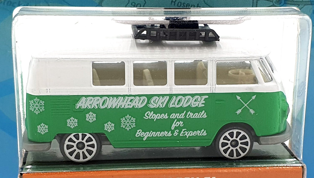 Jada Toys 1/64 Scale 100426A - Volkswagen T1 Arrowhead Ski Lodge - Green