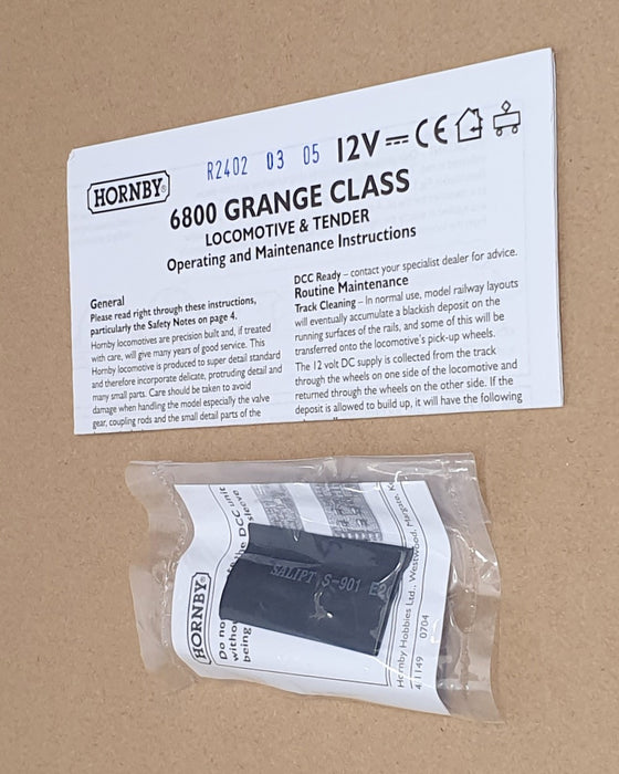 Hornby OO Gauge R 2402 - GWR 4-6-0 Hardwick Grange Locomotive 6818