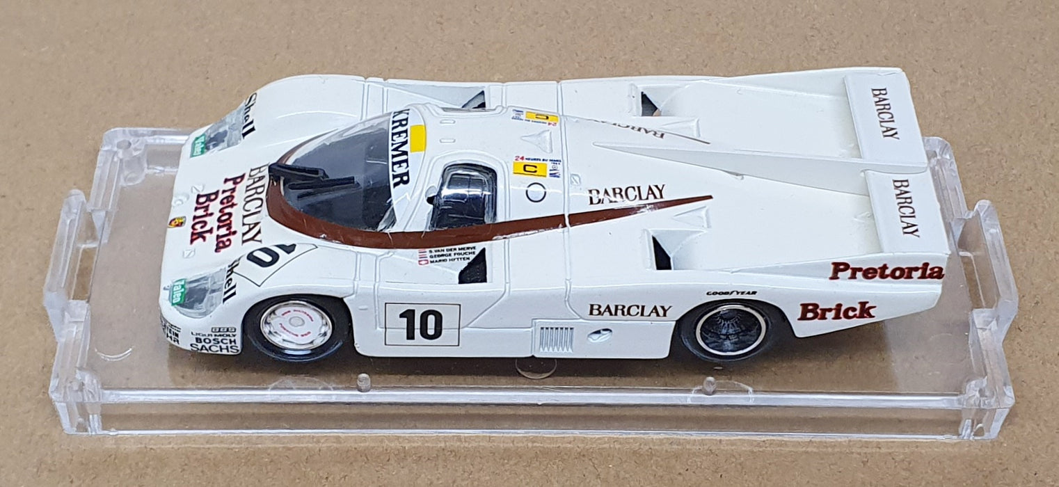 Vitesse 1/43 Scale SM30 - Porsche 956 Barclay #10 Le Mans 1985 - White 