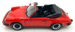 Minichamps 1/18 Scale Diecast 100 063030 Porsche 911 Carrera Cabriolet 1983 Red