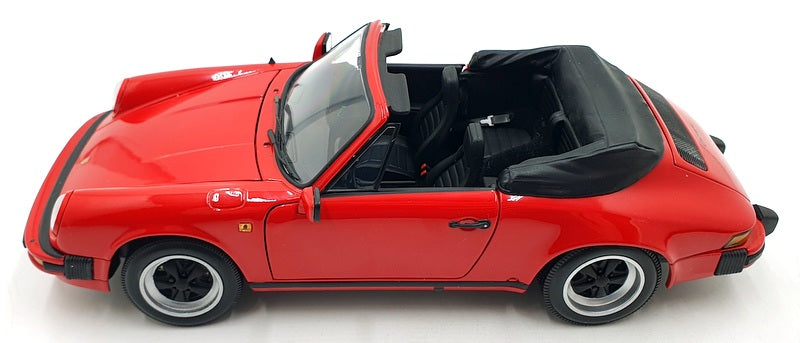 Minichamps 1/18 Scale Diecast 100 063030 Porsche 911 Carrera Cabriolet 1983 Red