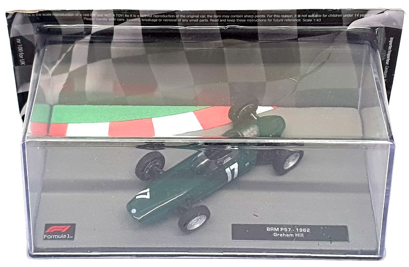 Altaya 1/43 Scale 28225F - F1 BRM P57 1962 #17 Graham Hill