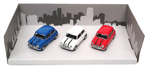 Cararama 1/43 Scale 35310 - Mini 3 Piece Set - Blue/White/Red