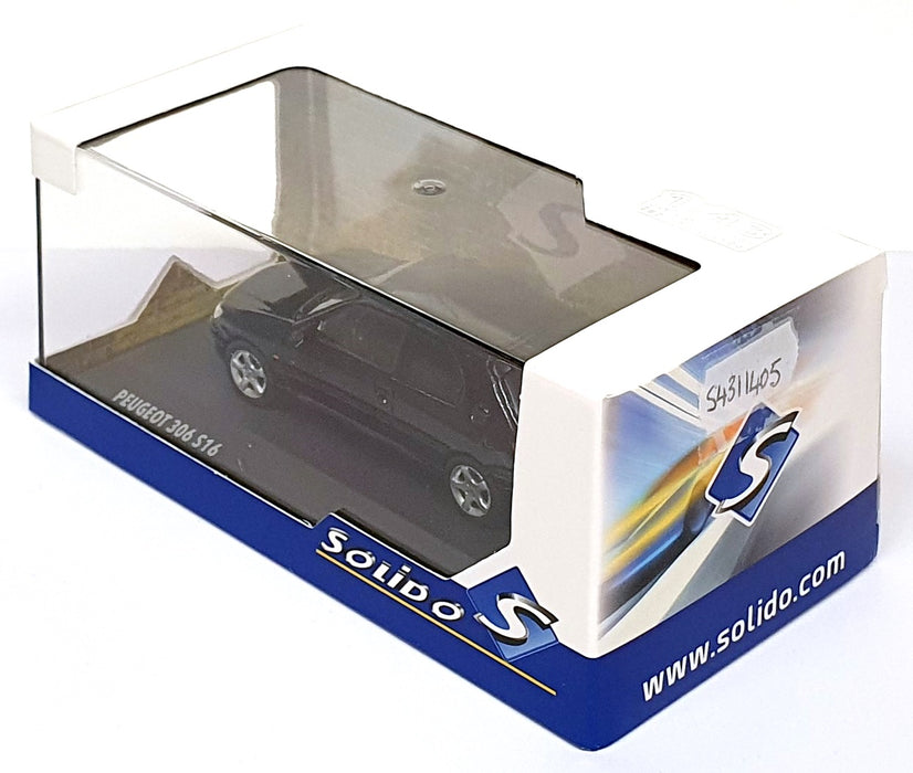 Solido 1/43 Scale Diecast S4311405 - Peugeot 306S16 - Noir Onyx