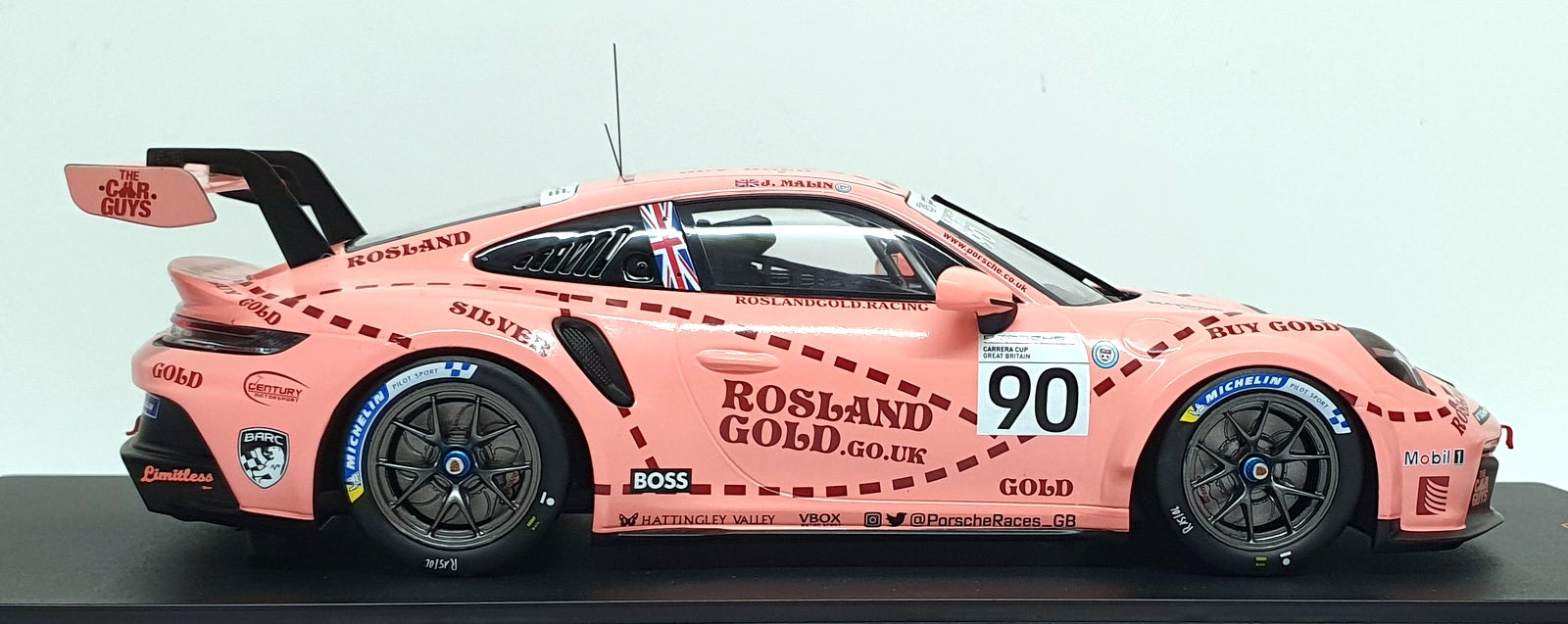 IXO 1/18 Scale 18RMC225.22 - Porsche 911 GT3 Cup #90 Brands Hatch GB 2023