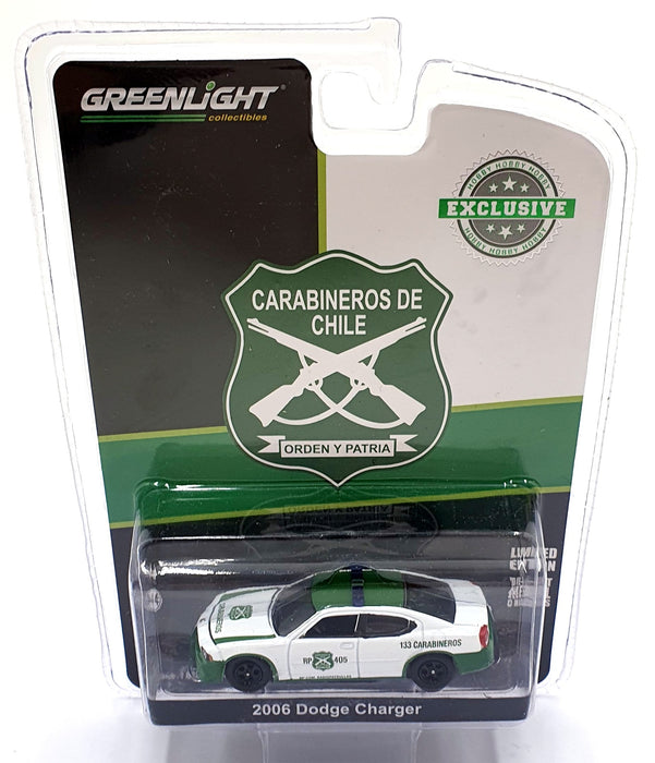 Greenlight 1/64 Scale 30270 - 2006 Dodge Charger Carabineros De Chile