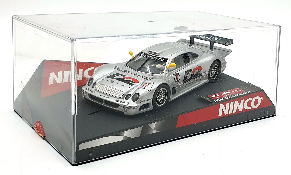 Ninco 1/32 Scale Slot Car 50168 - Mercedes CLK DTM #11 D2 - Silver