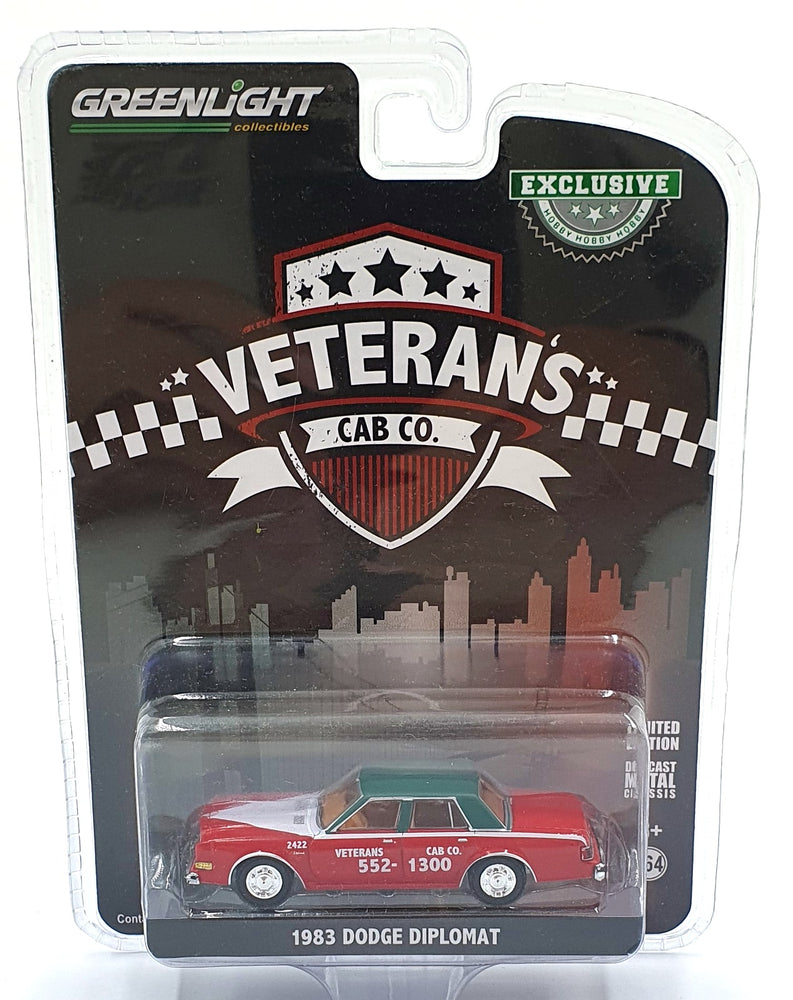 Greenlight 1/64 Scale 30283 - 1983 Dodge Diplomat Cab - Veteran's