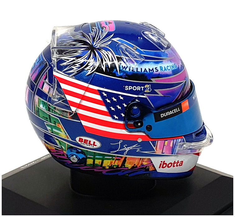 Spark 1/5 Scale 5HF115 - Helmet F1 Williams L. Sargeant Miami GP 2023