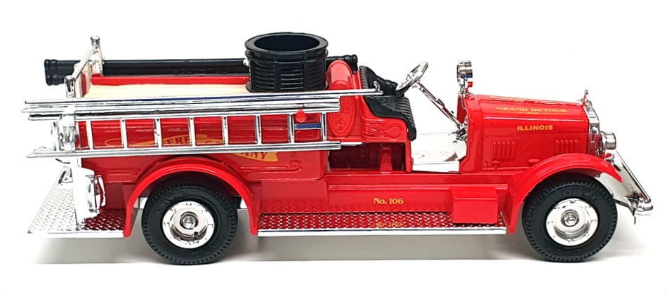 Ertl 1/30 Scale 5710  - 1926 Seagrave Fire Truck Bank - Grand Detours J.Deere