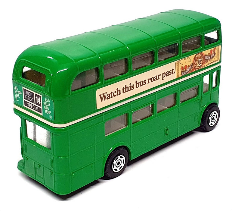 Corgi Appx 12cm Long Diecast 469 - AEC Rotemaster Bus "Lion Bar" - R14 Green