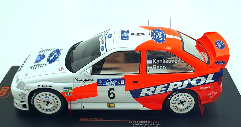 Ixo 1/18 Scale 18RMC172B.22 - Ford Escort WRC #6 Acropolis Rally 1997