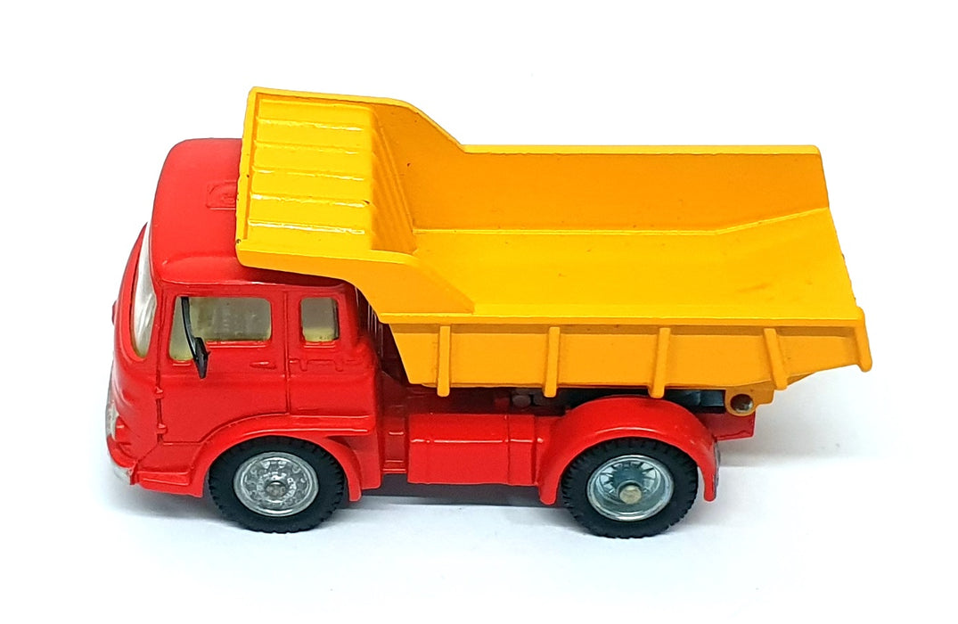 Corgi Toys Original Diecast Model 494 - Bedford Tipper Truck - Red/Yellow