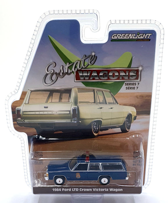 Greenlight 1/64 Scale 36040-F - 1984 Ford Ltd Crown Victoria Wagon Police Car